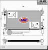 AHE 109.409 Radiator, engine cooling